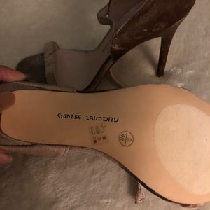 chinese laundry white heels